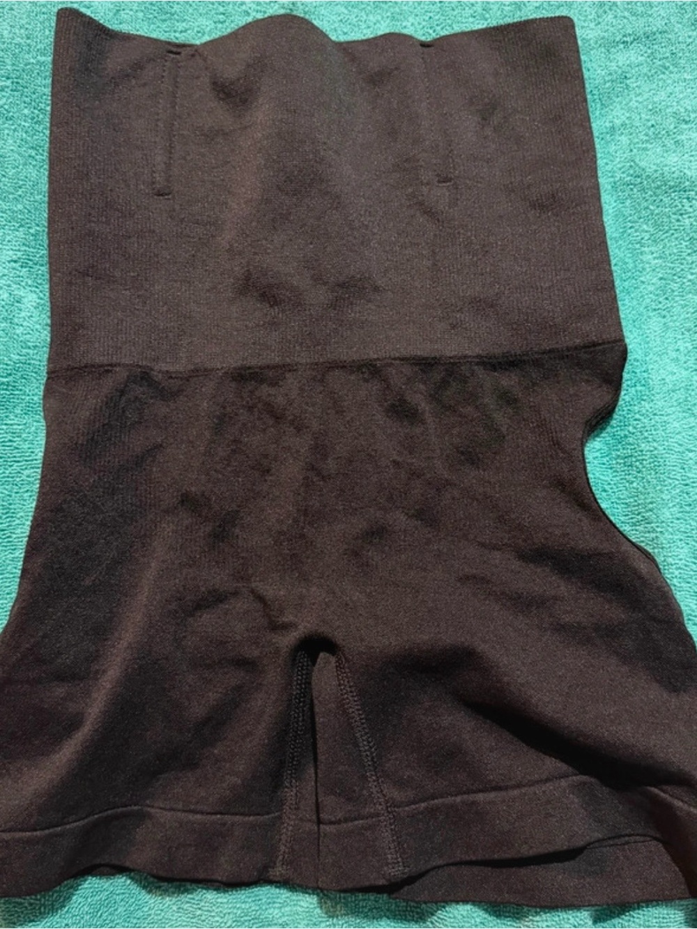High-Waist Black Shaper Shorts